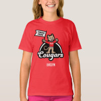 Timber Creek Elementary Cougar Mascot T-Shirt