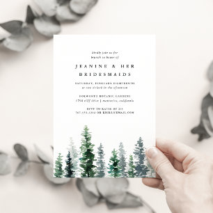 Timber Grove   Bridesmaids Brunch Invitation