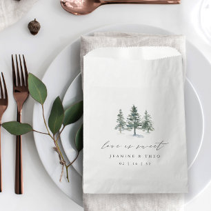Timber Grove "Love is Sweet" Wedding Favour Bags