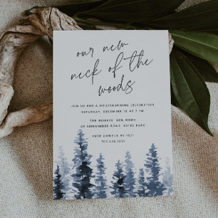 Timber Grove   New Neck of the Woods Housewarming Invitation