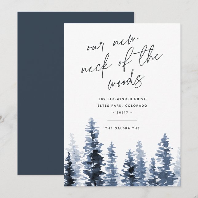 Timber Grove | New Neck of the Woods Moving Announcement (Front/Back)