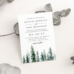 Timber Grove   Wedding Invitation