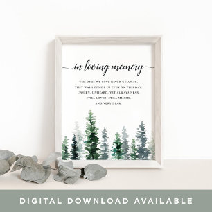 Timber Grove Wedding Memorial Sign