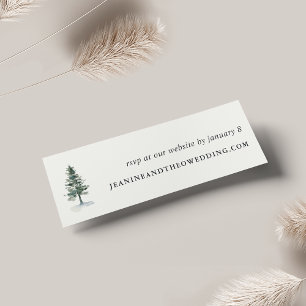 Timber Grove Wedding Website RSVP Cards Mini
