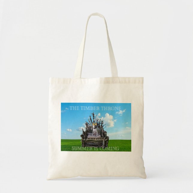 Timber Throne Tote Bag (Front)
