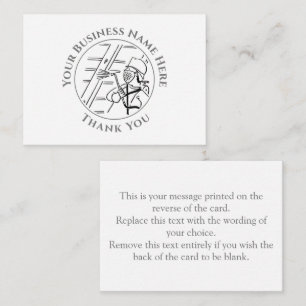 Timber Treatment Thank You Note Card