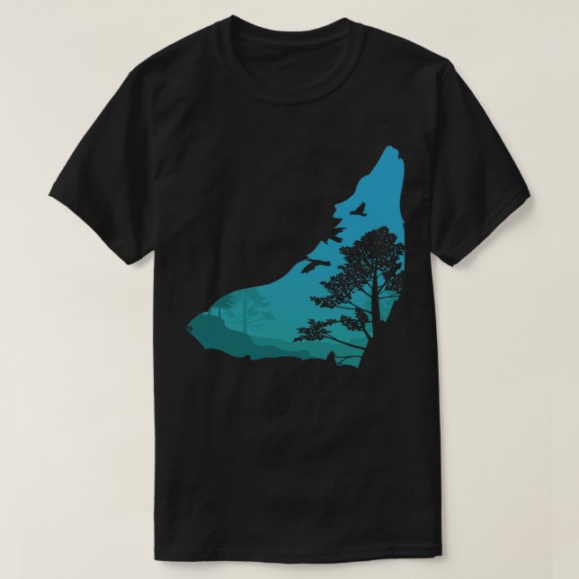 Timber wolf 1 T-Shirt (Design Front)