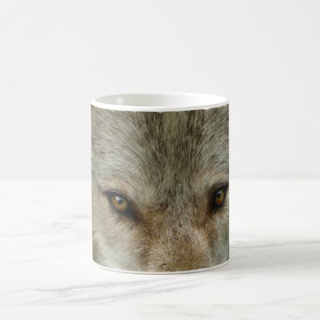 Timber Wolf Wildlife Photography Coffee Mug (Center)