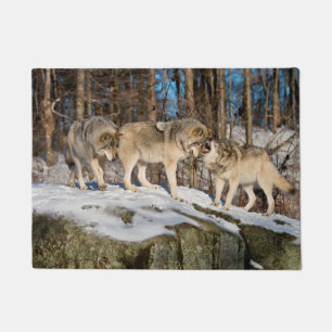 Timber Wolves Doormat