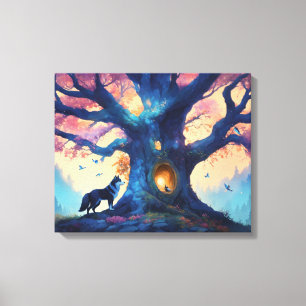 Timberland Wolf Canvas Print