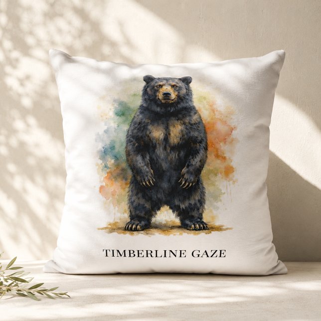 Timberline Gaze Rustic Den Accent Cushion (Creator Uploaded)