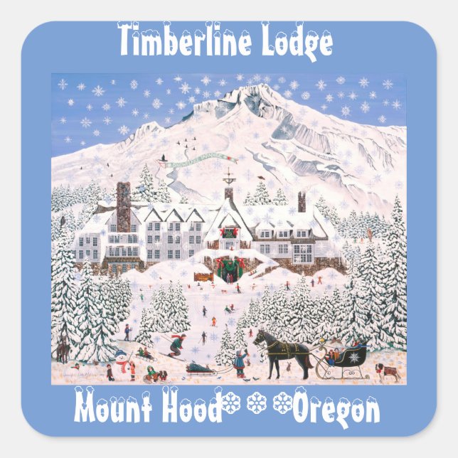 Timberline Lodge Sticker (Front)