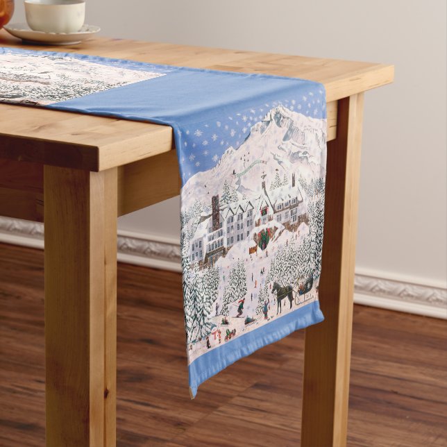 Timberline Lodge Tablerunner Medium Table Runner (In Situ)