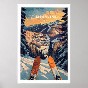 Timberline Ski Poster 1