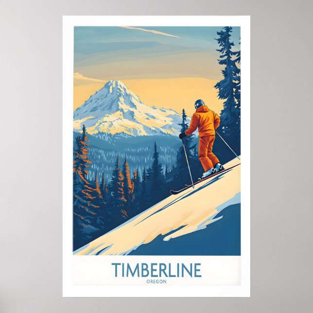 Timberline Wall Art Ski Poster 1 (Front)