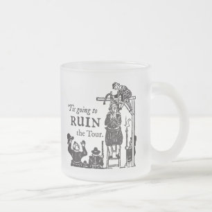 Timbersnowflake Frosted Glass Coffee Mug