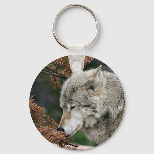 Timberwolf Key Ring (Front)