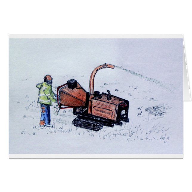 Timberwolf wood chipper (Front Horizontal)