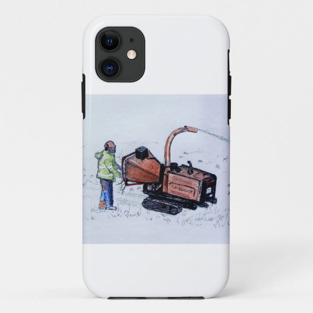 Timberwolf wood chipper Case-Mate iPhone case (Back)