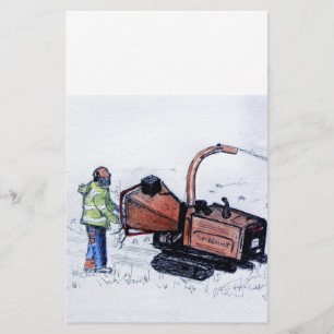 Timberwolf wood chipper stationery