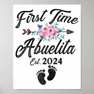 Time Abuelita 2024 Mothers Day Soon To Be Grandma  Poster