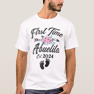 Time Abuelita 2024 Mothers Day Soon To Be Grandma T-Shirt