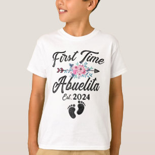 Time Abuelita 2024 Mothers Day Soon To Be Grandma T-Shirt