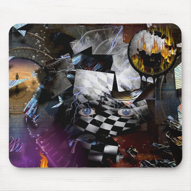Time and imagination mouse mat (Front)