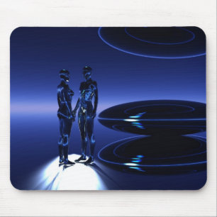 Time and Space Travelers Mouse Mat