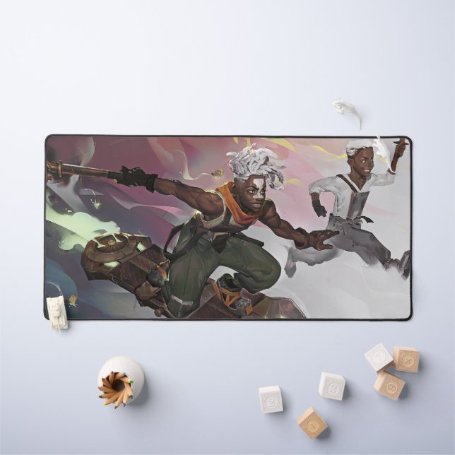 Time Bender Gaming Desk Mat | Time-Warp Genius (Kids Table)
