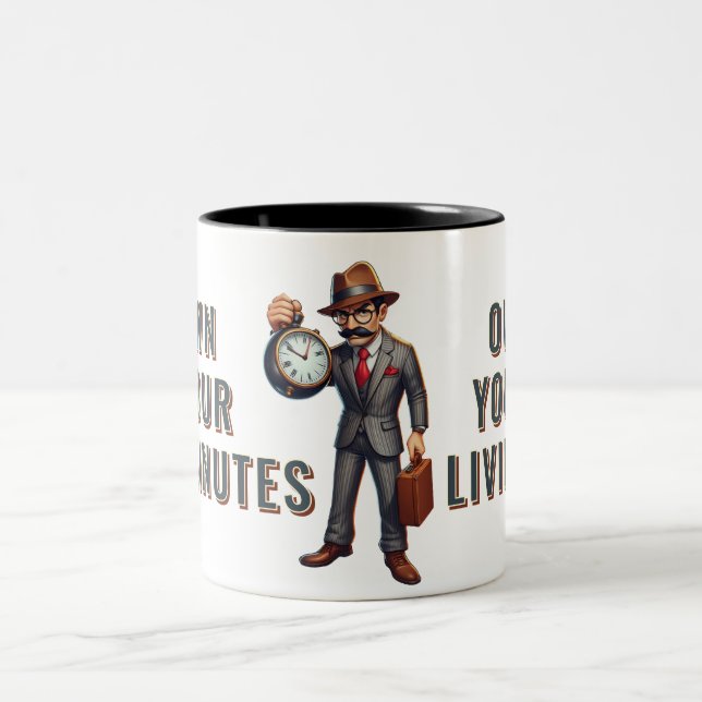 Time Boss Two-Tone Coffee Mug (Center)