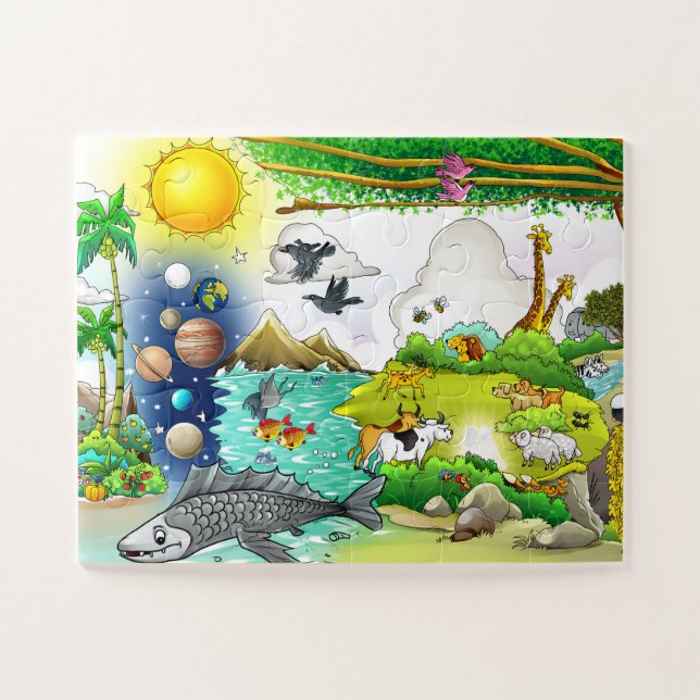 Time Breeze 2 - The Six Days of Creation Jigsaw Puzzle (Horizontal)