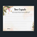 Time Capsule Advice Christmas Bridal Shower Card F<br><div class="desc">Time Capsule Advice Christmas Bridal Shower Card. For additional customisation (change other wording,  font colour,  font style),  click on personalise,  scroll down and click on the link "click to customise further". ~ Check collection for matching games,  invitations,  signs,  and more ~</div>