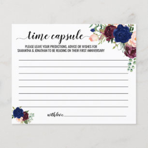 Time capsule advice couple shower english spanish