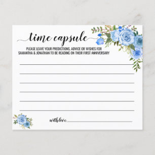 Time Capsule Advice Couples Shower english spanish