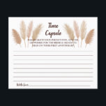 Time Capsule Advice for Couple Bridal Shower Card<br><div class="desc">Make it your own by adding your text (and personal photos). To access advanced editing tools,  please go to "Personalise",  scroll down and press the "click to customise further" link. See the full collection for all matching designs!</div>