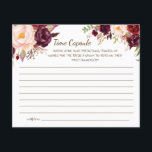 Time Capsule Advice for Couple Bridal Shower card<br><div class="desc">Make it your own by adding your text (and personal photos). To access advanced editing tools,  please go to "Personalise",  scroll down and press the "click to customise further" link. See the full collection for all matching designs!</div>