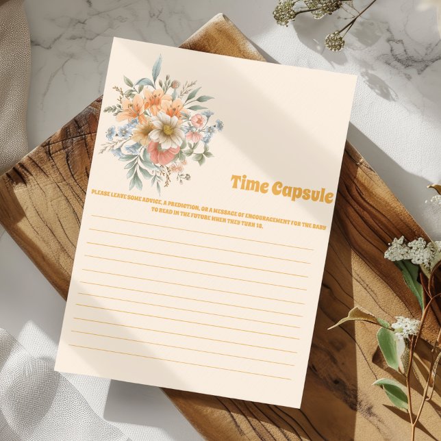 Time capsule baby shower game (Creator Uploaded)