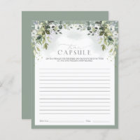 Time Capsule Dusty Blue Eucalyptus Shower Game