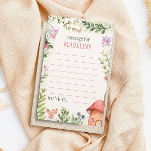 Time Capsule Fairy First Birthday Message