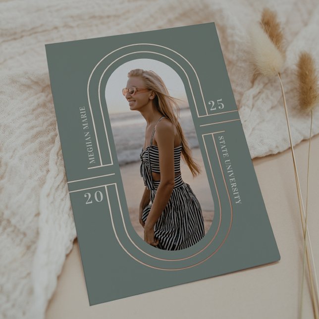 Time Capsule | Modern Foil Graduation Announcement (Creator Uploaded)