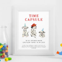 Time Capsule Sign | Firefighter Birthday Party