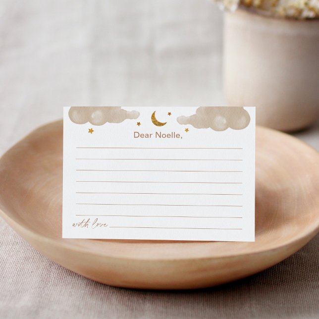 Time Capsule Twinkle Little Star Baby Shower Card (Creator Uploaded)