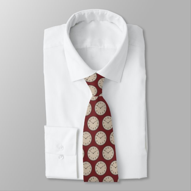 Time Clock Tie (Tied)