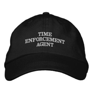 TIME ENFORCEMENT AGENT EMBROIDERED HAT