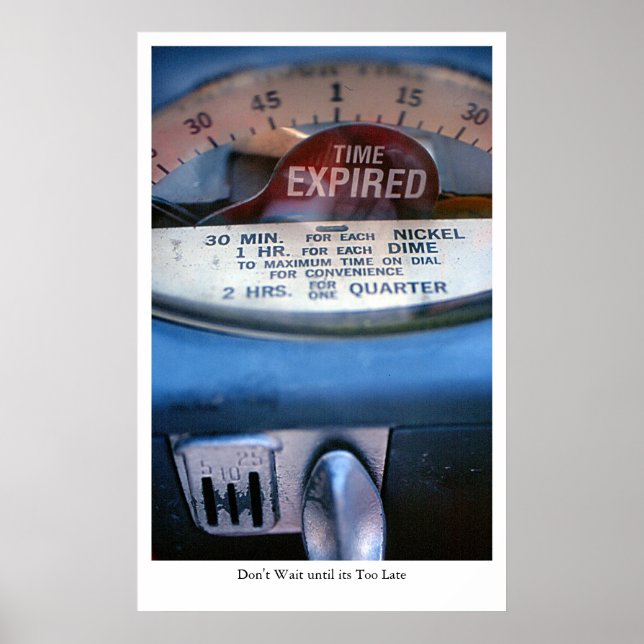 Time: Expired Poster (Front)