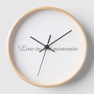 Time Flies Wall Clock