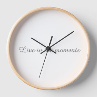 Time Flies Wall Clock