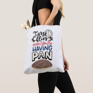Time Flies When You're Having Pan, Spanglish Tote Bag