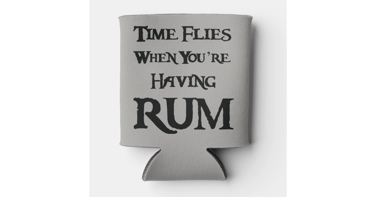 Targa da parete in metallo con scritta in inglese Time Flies Rum Pirate, stile vintage, decorazione in metallo, 20 x 30 cm, formato A3